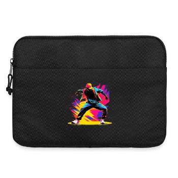 Couleurs Breakdancer des années 90 - Sacoche pour ordinateur portable 15 pouces - noir - Devant
