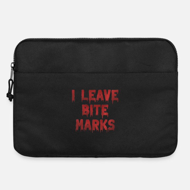 Bite Mark's Blood Traces - Laptop bag 15" - black