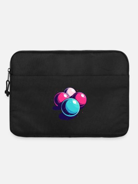 Billardkugeln - Laptoptasche 15" - Schwarz