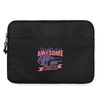 Daughter of a butcher - Laptop bag 15" - black - Front