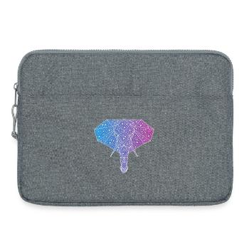 Galactic Elephant - Laptop bag 15" - heather grey - Front