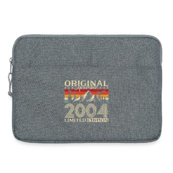 21. Geburtstag Vintage September Jahrgang 2004  - Laptoptasche 15" - Grau meliert - Vorne