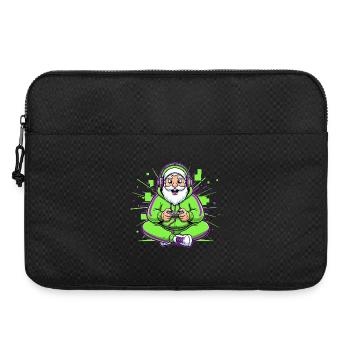 Noël Homme Gaming Humour Gamer - Sacoche pour ordinateur portable 15 pouces - noir - Devant