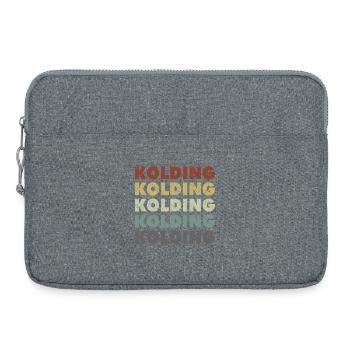 Kolding - Danemark - Danemark - Scandinavie - Sacoche pour ordinateur portable 15 pouces - gris chiné - Devant