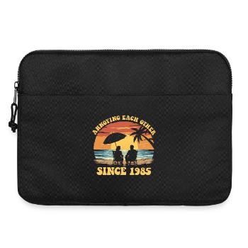 Anniversary of mutual harassment since 1985 - Laptop bag 15" - black - Front
