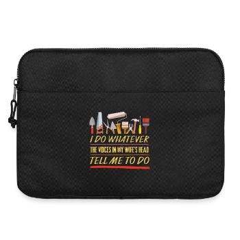 I_do_Anything_for_Wife_1 - Laptop bag 15" - black - Front