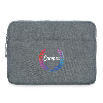 Camper Color Laurel Logo - Laptop bag 15" - heather grey - Front