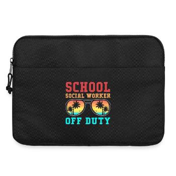 Social Worker Social Pedagogue Social Worker - Laptop bag 15" - black - Front