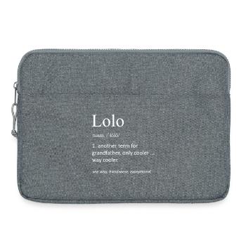 Best Lolo Ever Filipino Grandfather Pride Design - Laptop bag 15" - heather grey - Front