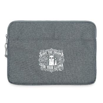 Atmosphaera Chill Llama Sauve le drame - Sacoche pour ordinateur portable 15 pouces - gris chiné - Devant