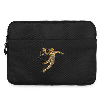 Handball Mädchen Spruch  - Laptoptasche 15" - Schwarz - Vorne