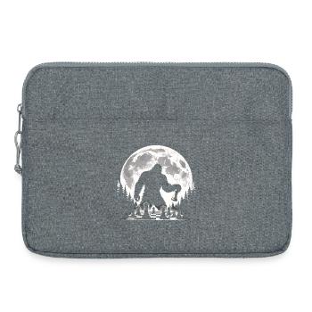 Bigfoot Schachspieler - Laptoptasche 15" - Grau meliert - Vorne