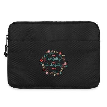 i am fearfully and wonderfully made  - Laptop bag 15" - black - Front
