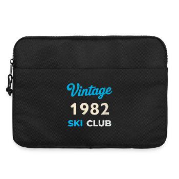 Vintage 1982 – Année de naissance rétro du Ski Club - Sacoche pour ordinateur portable 15 pouces - noir - Devant