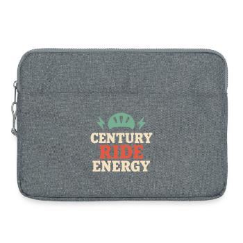 Century Ride 100-meilen-fahrt Radfahrer Century - Laptoptasche 15" - Grau meliert - Vorne