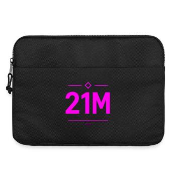 T-shirt crypto de 21 millions de millions pour traders et investisseurs - Sacoche pour ordinateur portable 15 pouces - noir - Devant