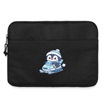 Magie du Traîneau à Neige Pingouin - Sacoche pour ordinateur portable 15 pouces - noir - Devant