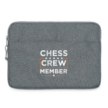 Chess Crew - Laptoptasche 15" - Grau meliert - Vorne