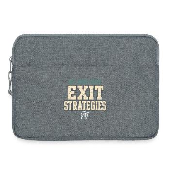 Eds-bewusstsein Ehlers-danlos Zebra-krieger - Laptoptasche 15" - Grau meliert - Vorne