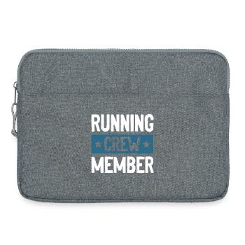 Running Crew - Laptop bag 15" - heather grey - Front