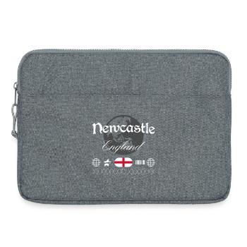 Newcastle England Streetwear Travel Souvenir - Laptop bag 15" - heather grey - Front