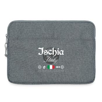 Ischia Italy Streetwear Travel Souvenir - Laptop bag 15" - heather grey - Front
