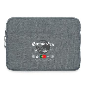 Guimarães Portugal Streetwear Reise Souvenir - Laptoptasche 15" - Grau meliert - Vorne