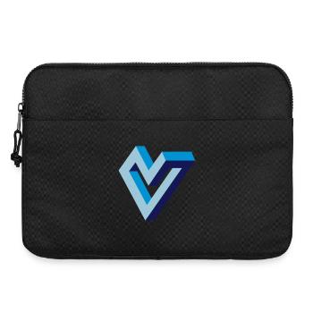 Unmoegliches Herz | Escher like - Laptop bag 15" - black - Front