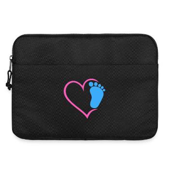 Empreinte de bébé - Sacoche pour ordinateur portable 15 pouces - noir - Devant