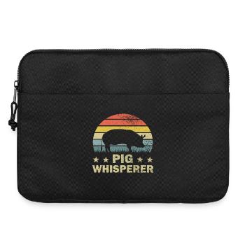 Pig Pigs - Laptop bag 15" - black - Front