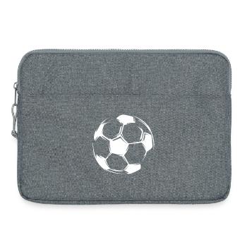 fußball soccer team symbol present Ball Logo icon - Laptoptasche 15" - Grau meliert - Vorne