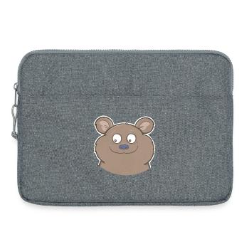 Bär - Laptoptasche 15" - Grau meliert - Vorne