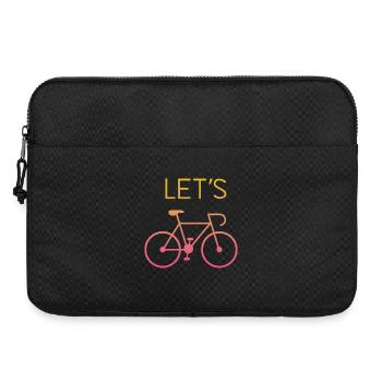 Let's Cycling - Laptop bag 15" - black - Front