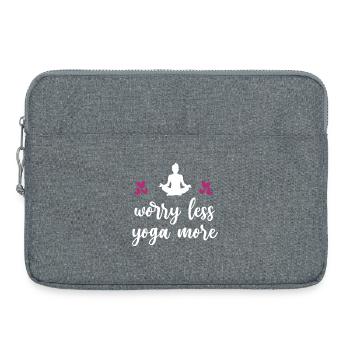 Inquiétez-vous moins Yoga Plus - Sacoche pour ordinateur portable 15 pouces - gris chiné - Devant