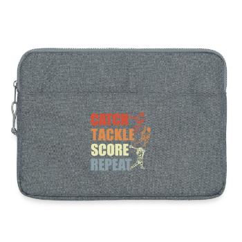 Lacrosse Lovers - Laptop bag 15" - heather grey - Front
