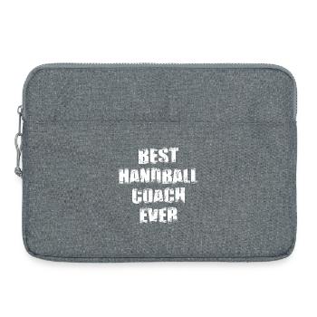 Handball Coach - Laptop bag 15" - heather grey - Front
