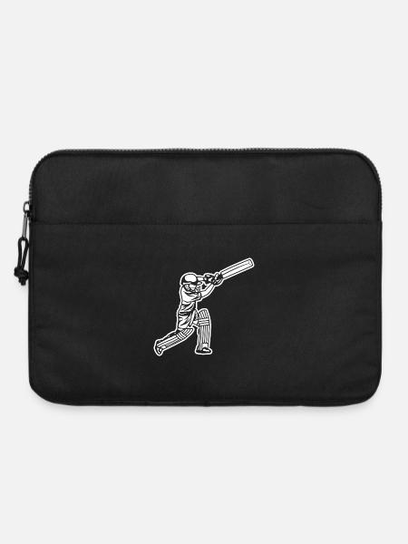 Kleiner Cricket Spieler - Laptoptasche 15" - Schwarz