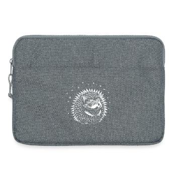 Hérissons avec des étoiles pour les amoureux de l’automne et de la nature - Sacoche pour ordinateur portable 15 pouces - gris chiné - Devant