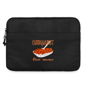 Currywurst ist Lecker - Laptoptasche 15" - Schwarz - Vorne
