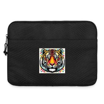 Tiger Pop Art - Laptop bag 15" - black - Front