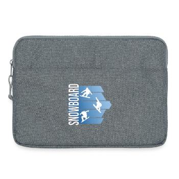 Snowboard - Laptoptasche 15" - Grau meliert - Vorne
