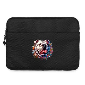 Bouledogue anglais Chien - Sacoche pour ordinateur portable 15 pouces - noir - Devant