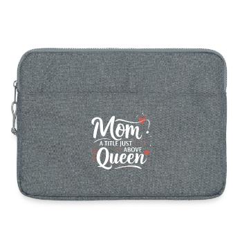 Mama - Ein Titel knapp über Queen - Laptoptasche 15" - Grau meliert - Vorne