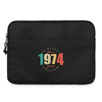 1974 Vintage Retro Birthday Gift 1974 - Laptop bag 15" - black - Front