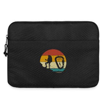 Bergsteiger Mountagnes Rocks - Laptoptasche 15" - Schwarz - Vorne