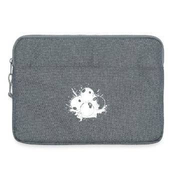 Billiard Balls Graffiti - Laptop bag 15" - heather grey - Front