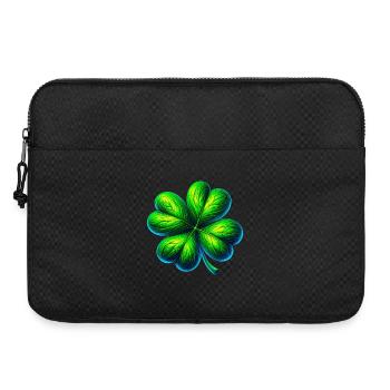 Trèfle à quatre feuilles - Sacoche pour ordinateur portable 15 pouces - noir - Devant