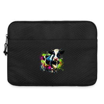 Cow - Laptop bag 15" - black - Front