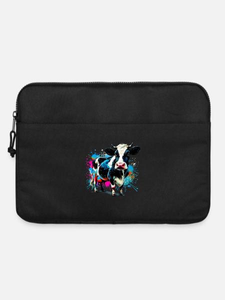 Kuh - Laptoptasche 15" - Schwarz
