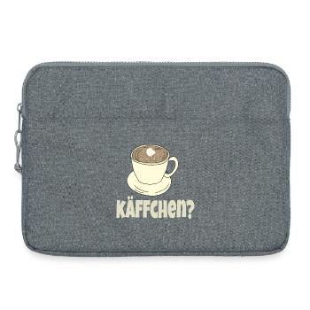 kaffeetasse kaeffchen - Laptoptasche 15" - Grau meliert - Vorne